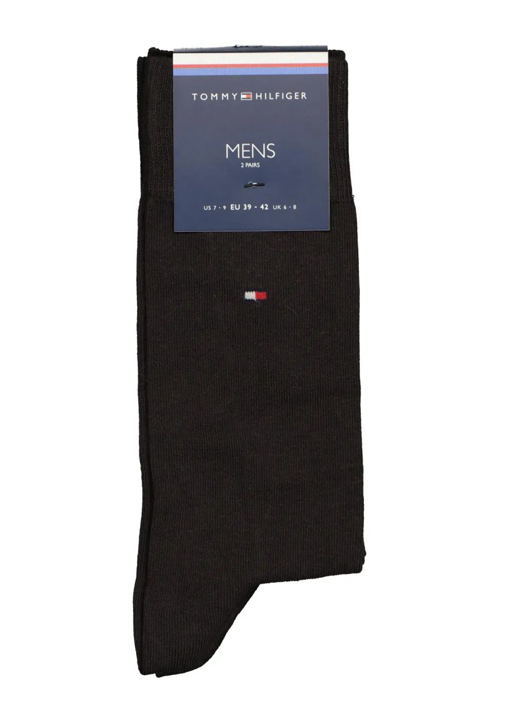 Tommy Hilfiger Classic Socks (2-pack), herensokken katoen, donkerbruin