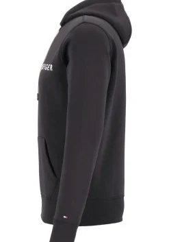 Tommy Hilfiger Core Tommy logo hoody, regular fit heren sweathoodie, zwart