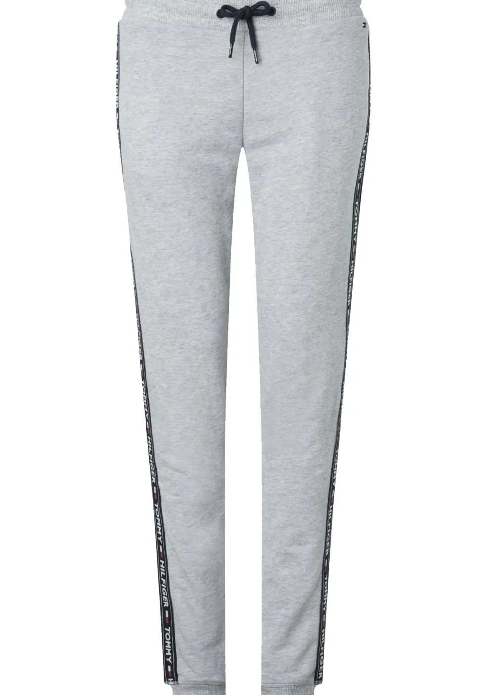Tommy Hilfiger dames Authentic track pant, joggingbroek normale dikte, grijs melange