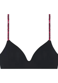 Tommy Hilfiger dames Nature Tech triangel BH, katoen met modal gevoerd, donkerblauw