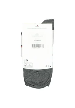 Tommy Hilfiger damessokken Casual (2-pack), uni katoen, midden grijs melange