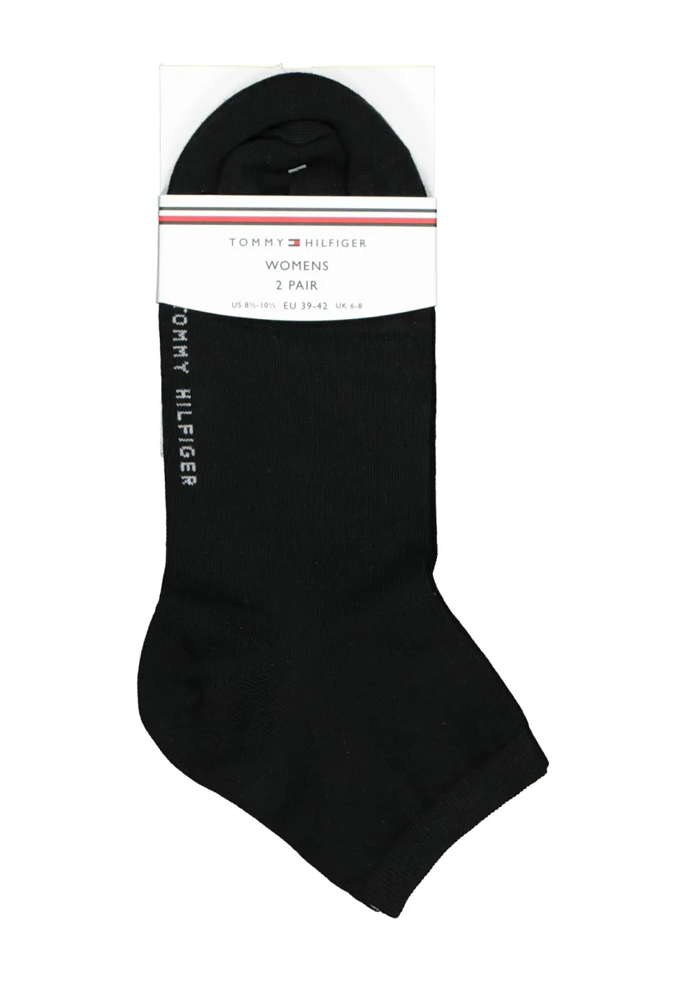Tommy Hilfiger damessokken Casual Short (2-pack), korte sokken katoen, zwart