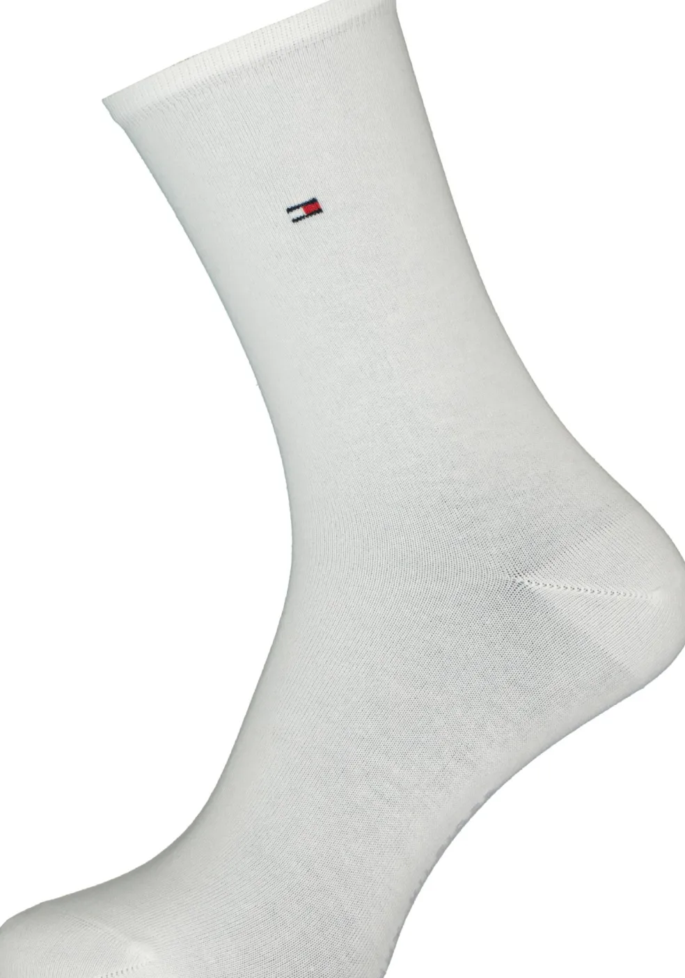 Tommy Hilfiger damessokken Casual (2-pack), uni katoen, wit