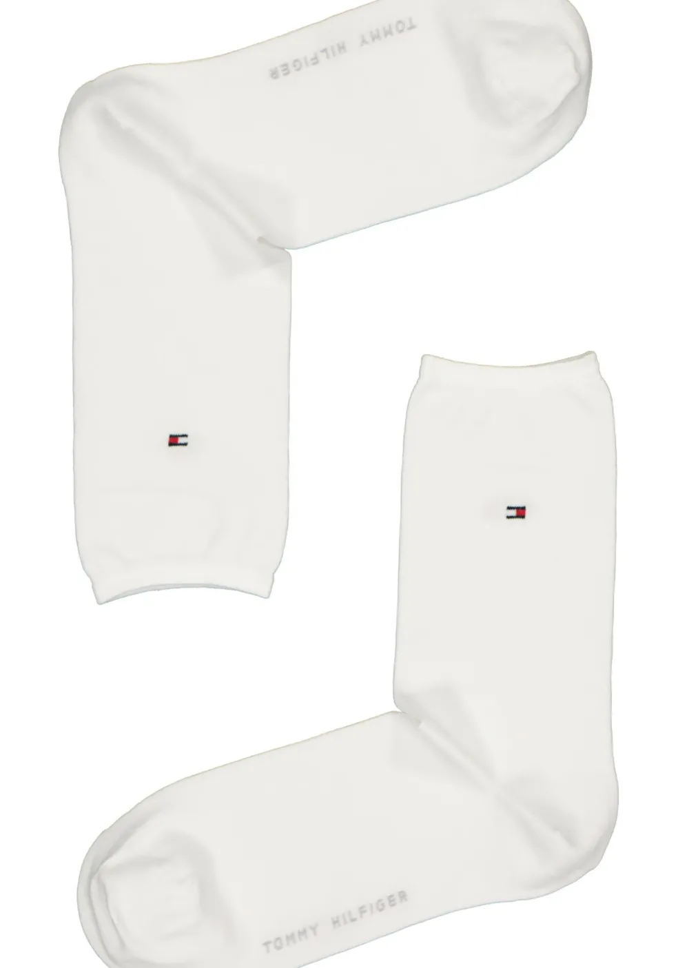 Tommy Hilfiger damessokken Casual (2-pack), uni katoen, wit