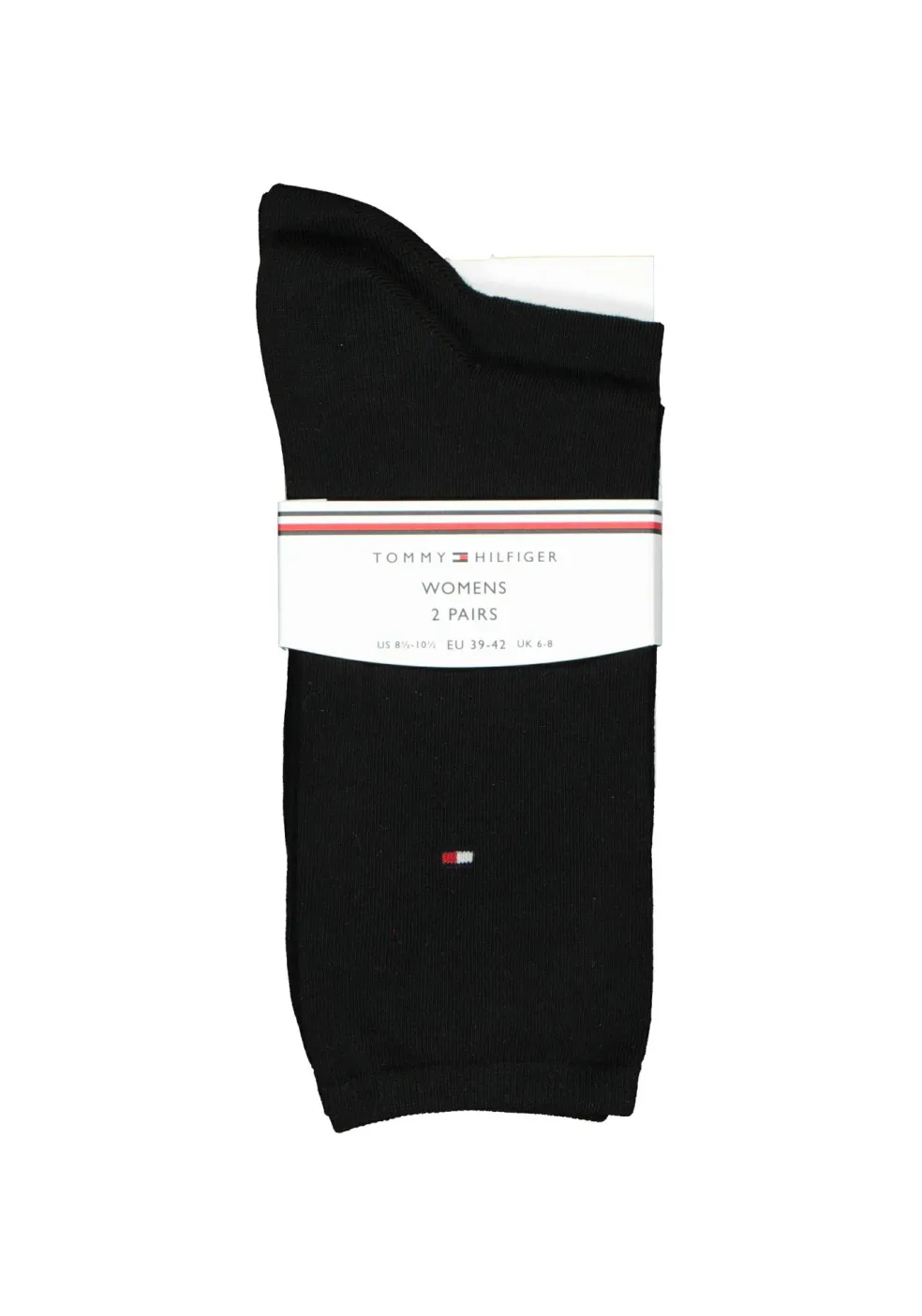 Tommy Hilfiger damessokken Casual (2-pack), uni katoen, zwart