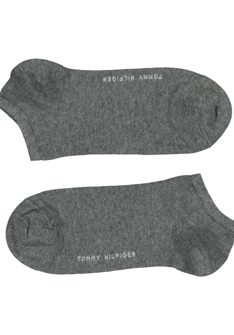 Tommy Hilfiger damessokken Sneaker (2-pack), korte enkelsok katoen, grijs melange