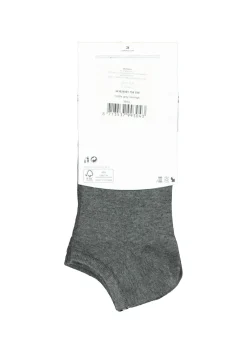 Tommy Hilfiger damessokken Sneaker (2-pack), korte enkelsok katoen, grijs melange