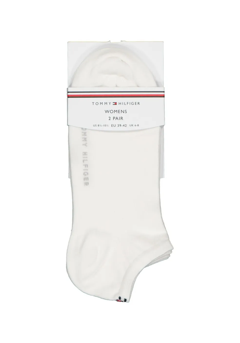 Tommy Hilfiger damessokken Sneaker (2-pack), korte enkelsok katoen, wit