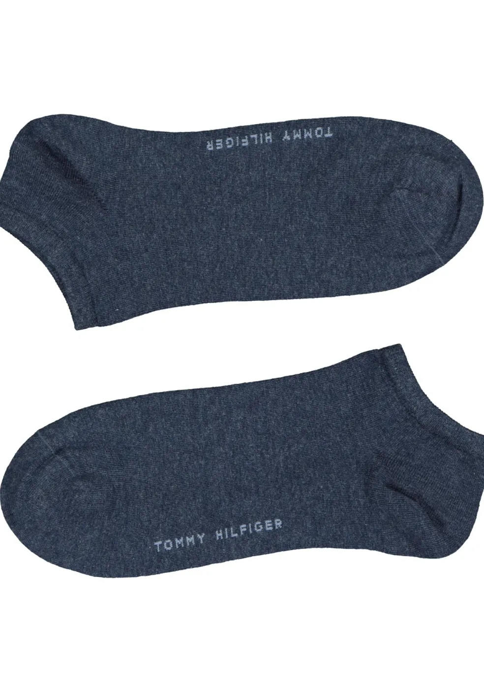 Tommy Hilfiger damessokken Sneaker (2-pack), korte enkelsok katoen, jeansblauw