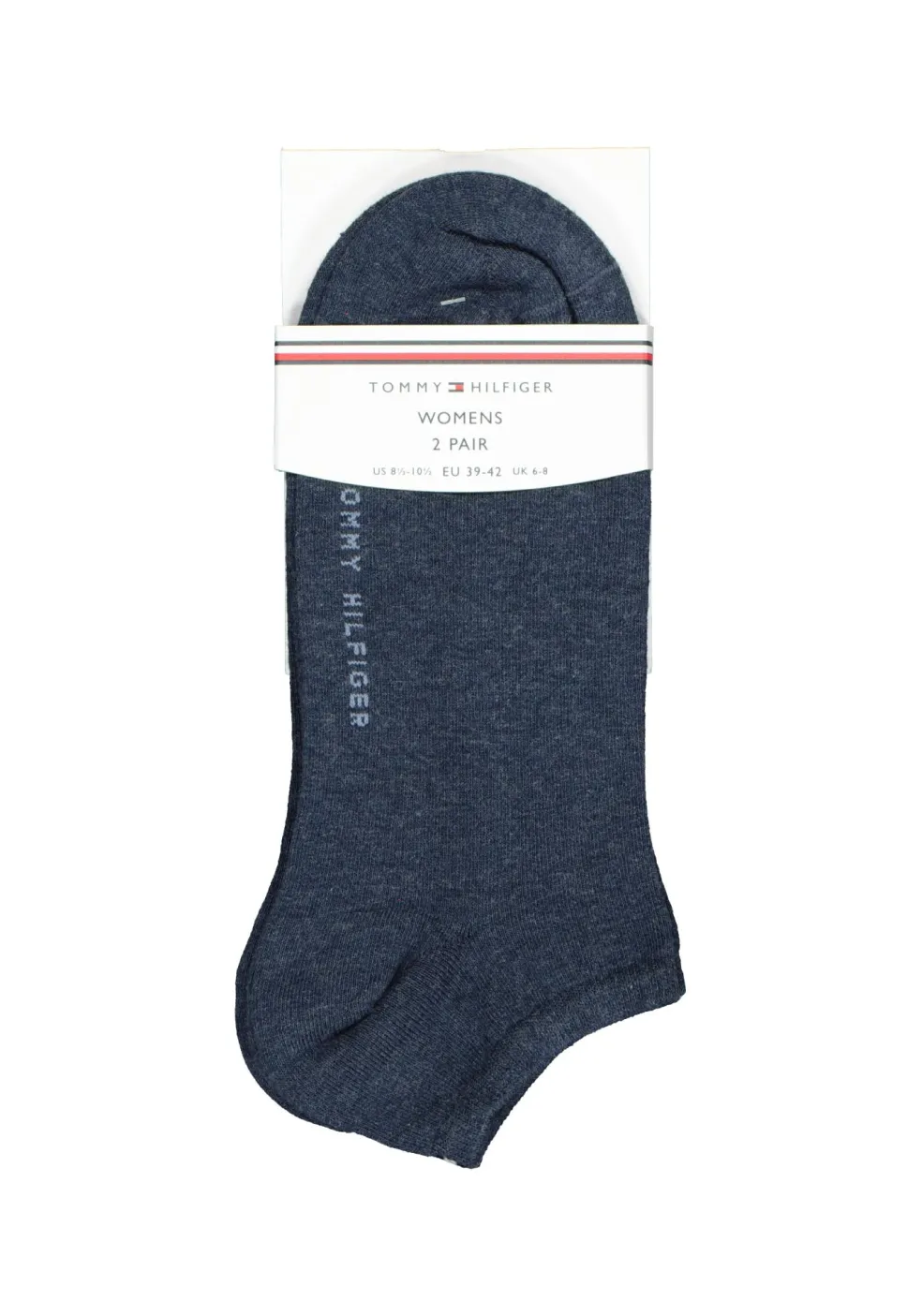 Tommy Hilfiger damessokken Sneaker (2-pack), korte enkelsok katoen, jeansblauw