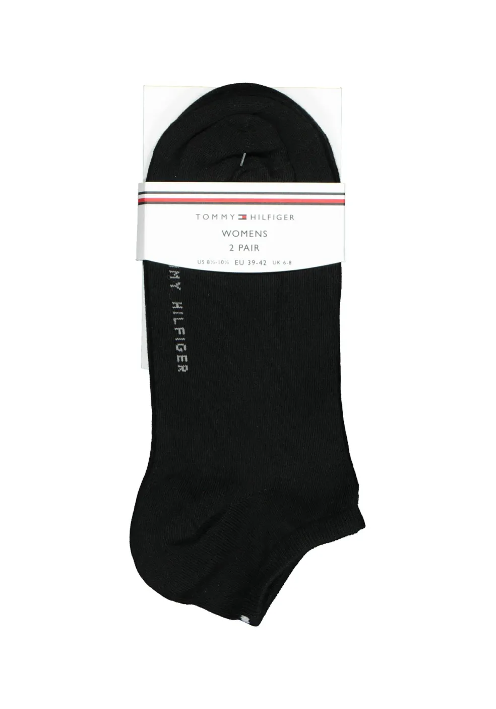 Tommy Hilfiger damessokken Sneaker (2-pack), korte enkelsok katoen, zwart