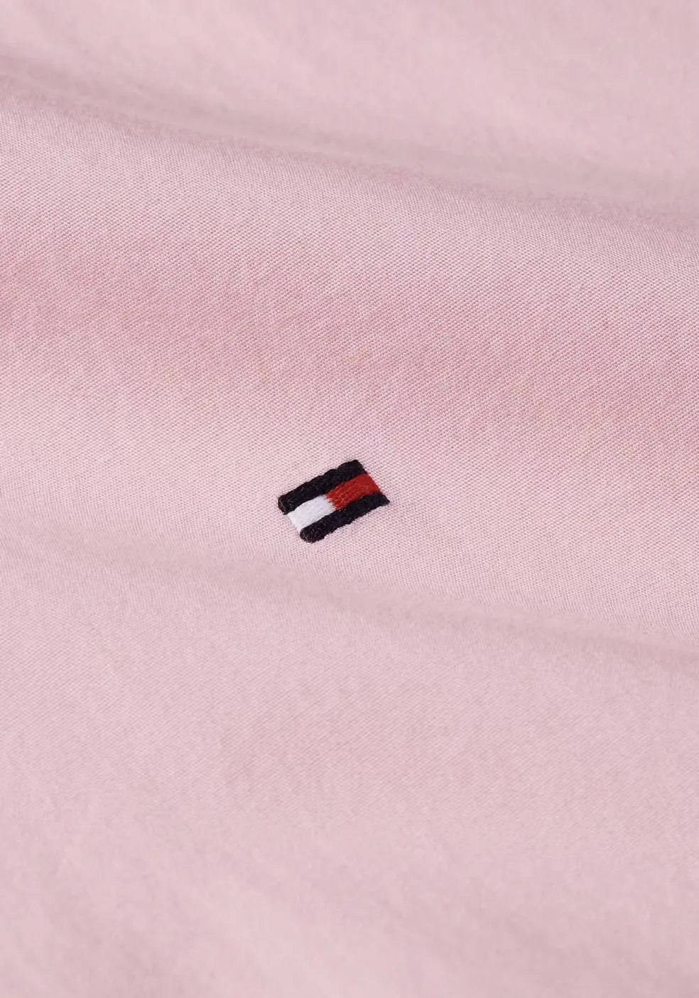 Tommy Hilfiger Flex Poplin Regular Fit Shirt, korte mouw, popeline, roze