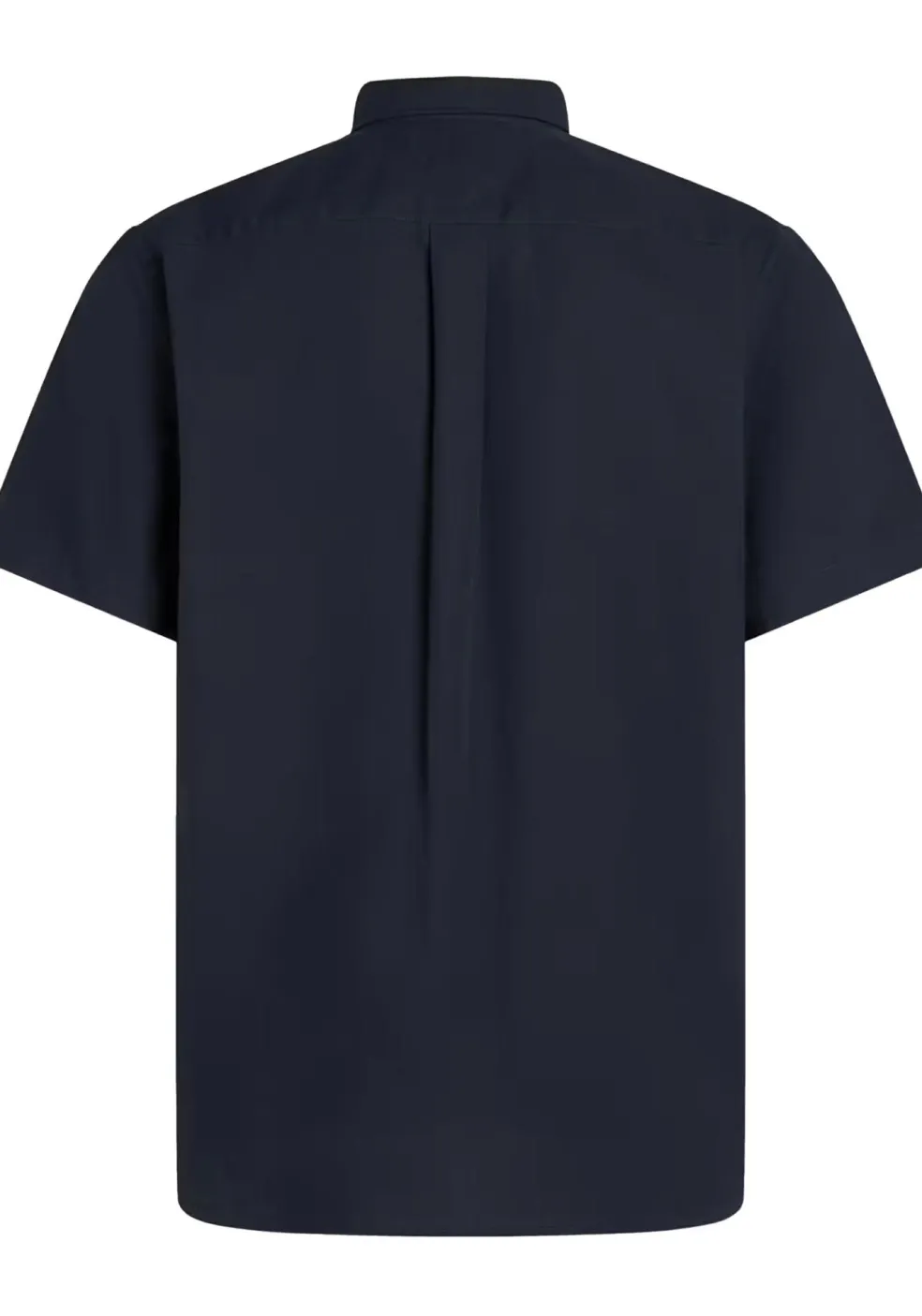 Tommy Hilfiger Flex Poplin Regular Fit Shirt, korte mouw, popeline, donkerblauw
