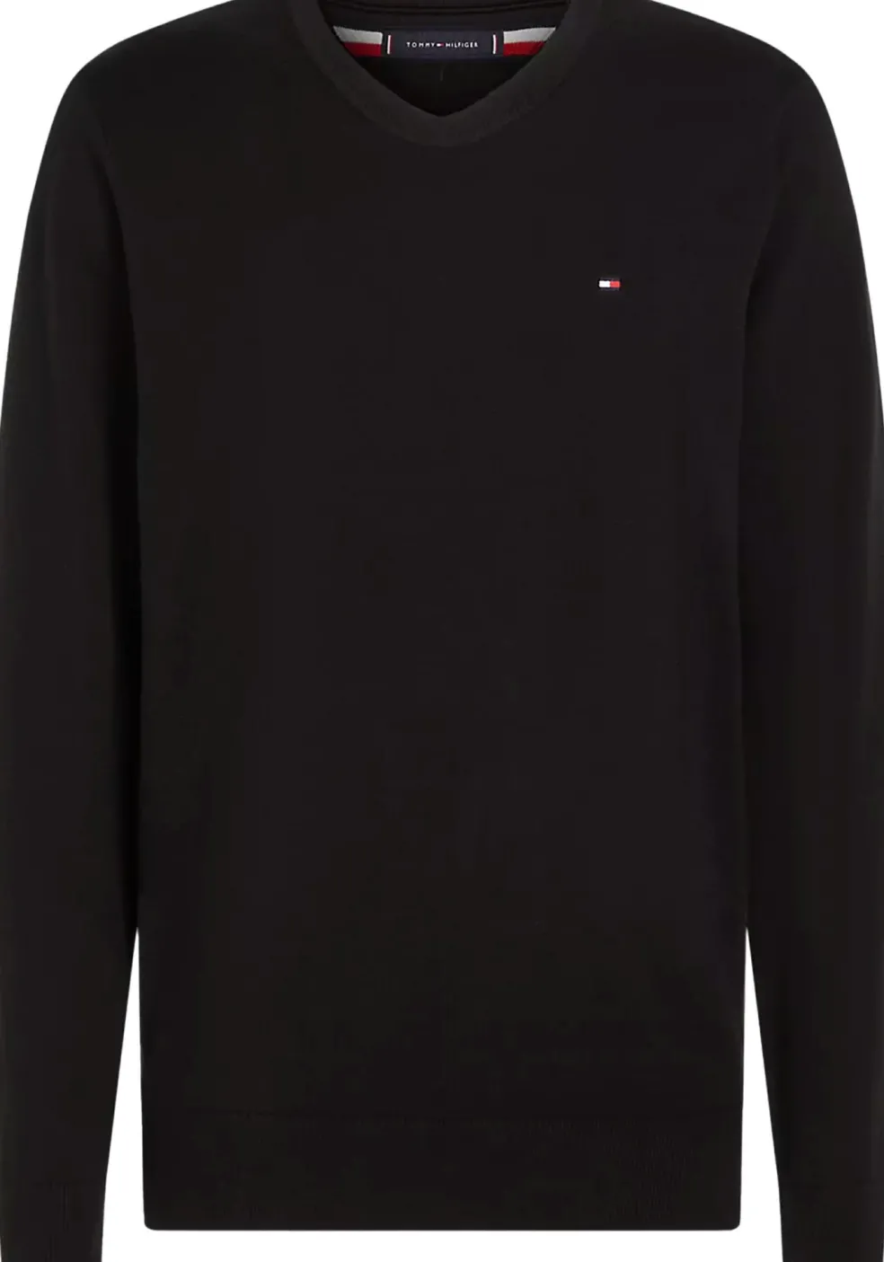Tommy Hilfiger heren pullover katoen, zwart
