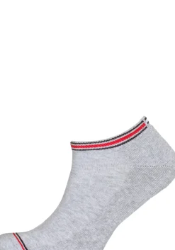 Tommy Hilfiger Iconic Sports Sneaker Socks (2-pack), heren sport enkelsokken, grijs