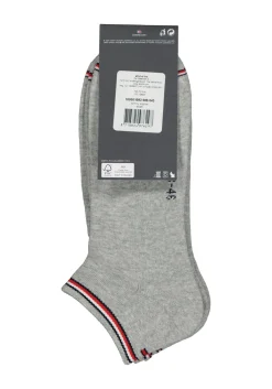 Tommy Hilfiger Iconic Sports Sneaker Socks (2-pack), heren sport enkelsokken, grijs