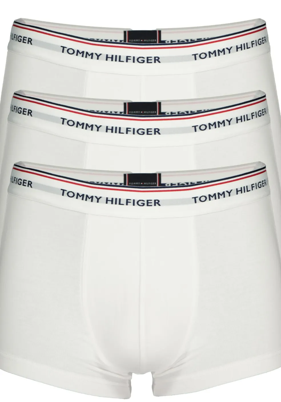 Tommy Hilfiger low rise trunk (3-pack), lage heren boxers kort, wit