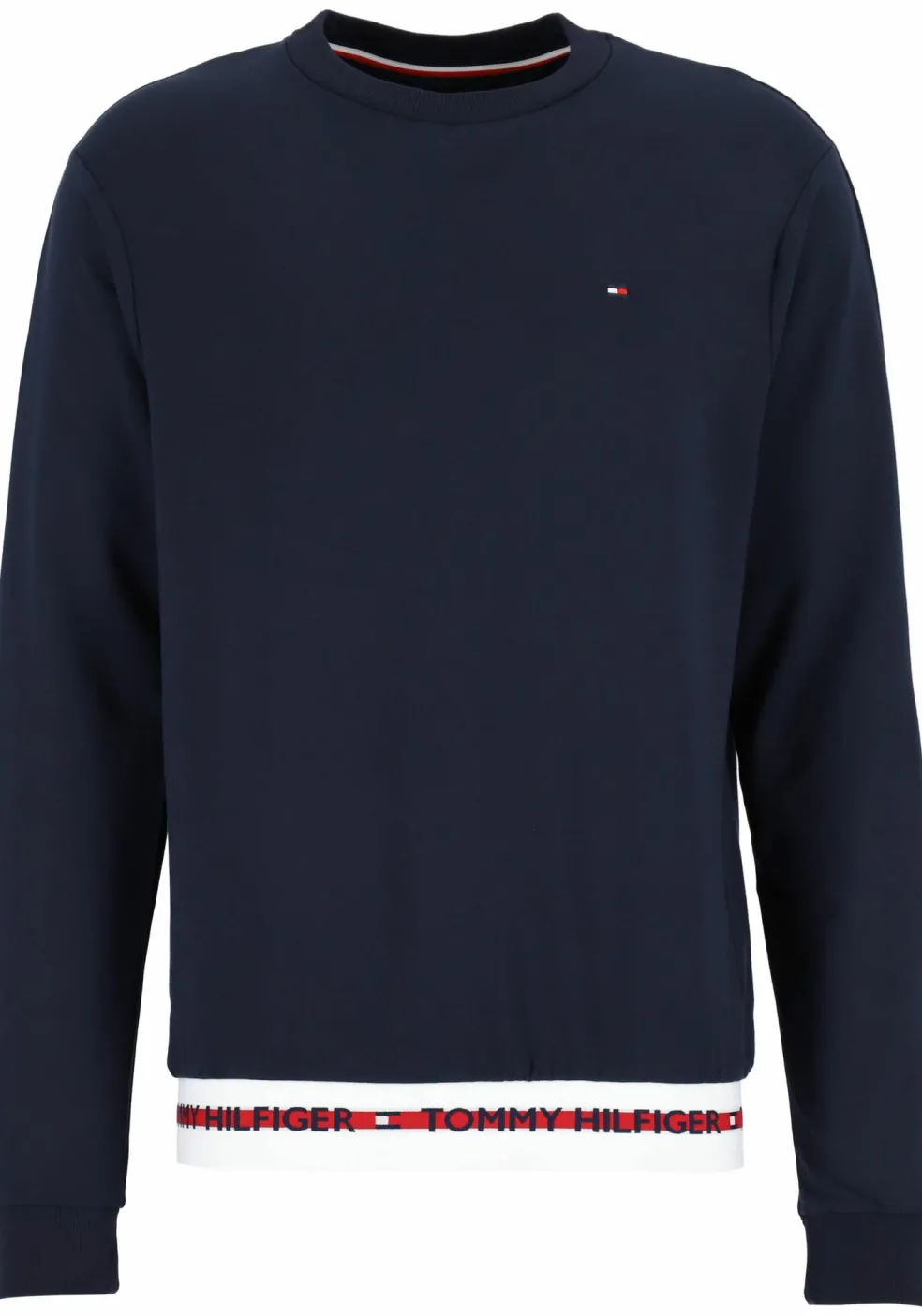 Tommy Hilfiger Nature Tech sweatshirt, heren trui O-hals, middeldik, blauw