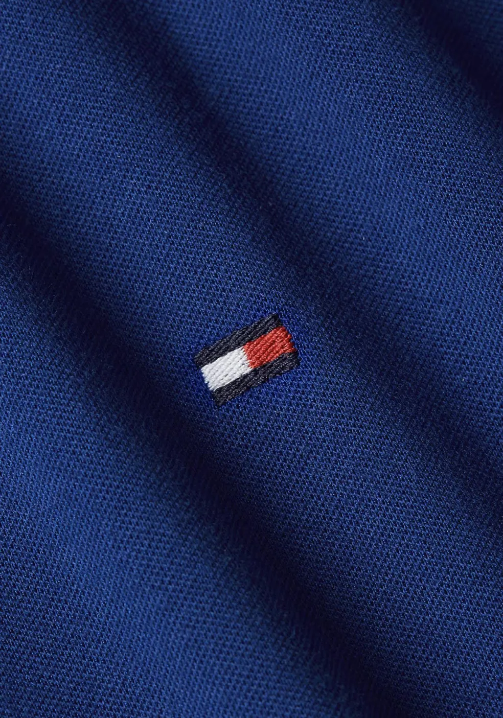 Tommy Hilfiger Performance Tipped Tee, heren T-shirt korte mouw O-hals, blauw
