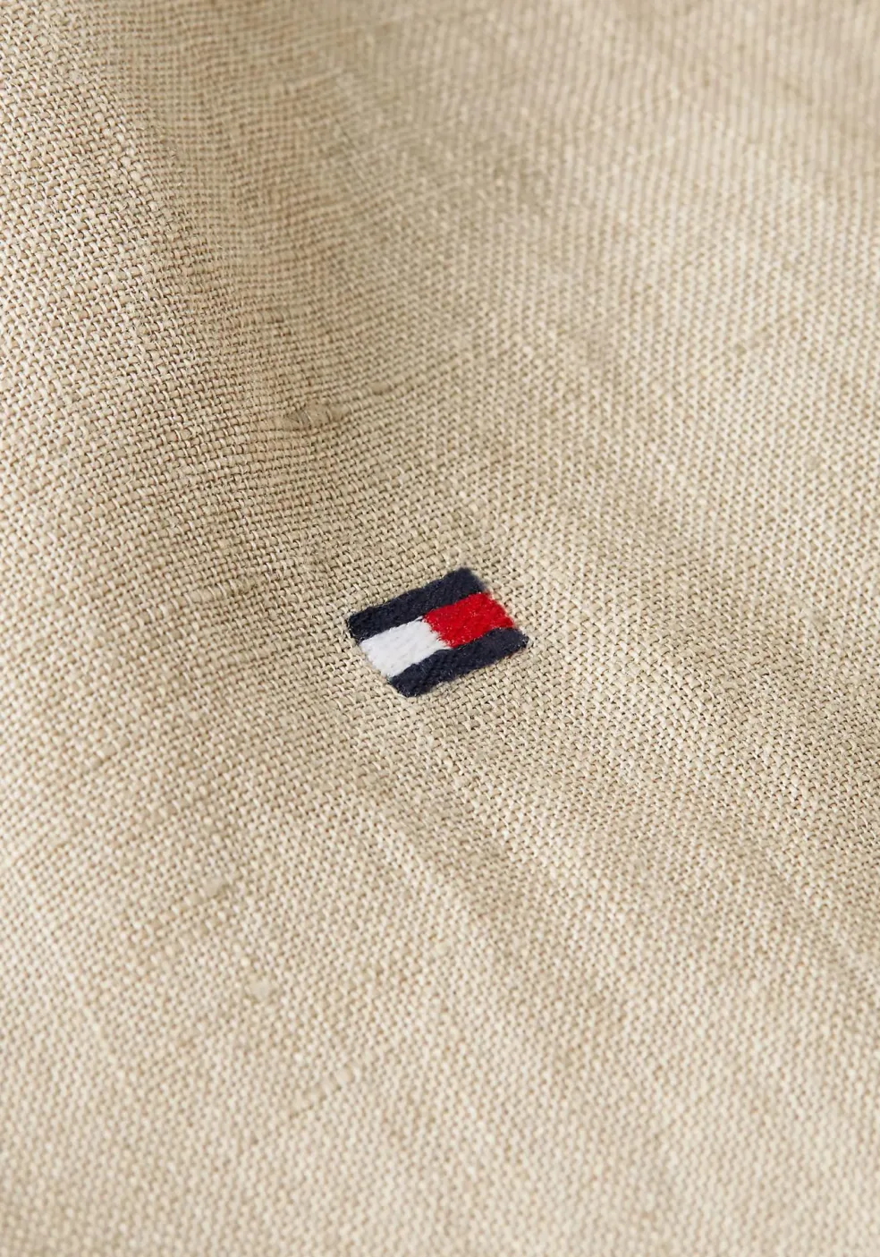 Tommy Hilfiger Pigment Dyed Regular Fit Shirt, popeline, beige
