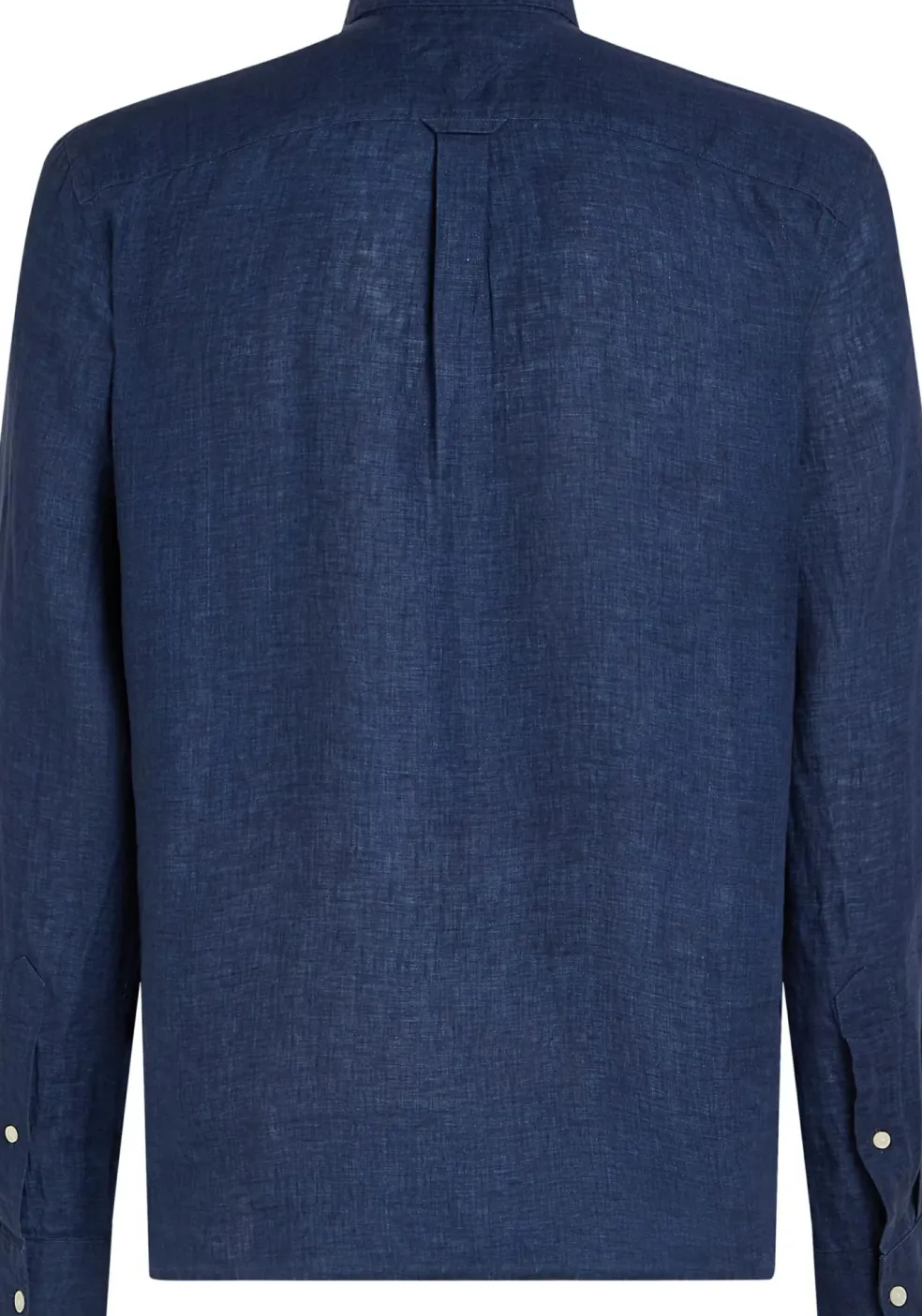 Tommy Hilfiger Pigment Dyed Regular Fit Shirt, popeline, donkerblauw