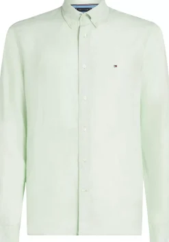 Tommy Hilfiger Pigment Dyed Regular Fit Shirt, popeline, lichtgroen