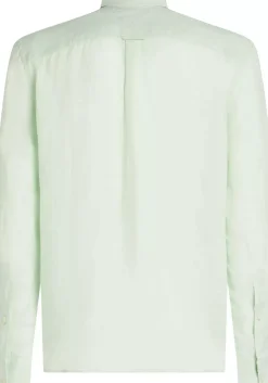 Tommy Hilfiger Pigment Dyed Regular Fit Shirt, popeline, lichtgroen