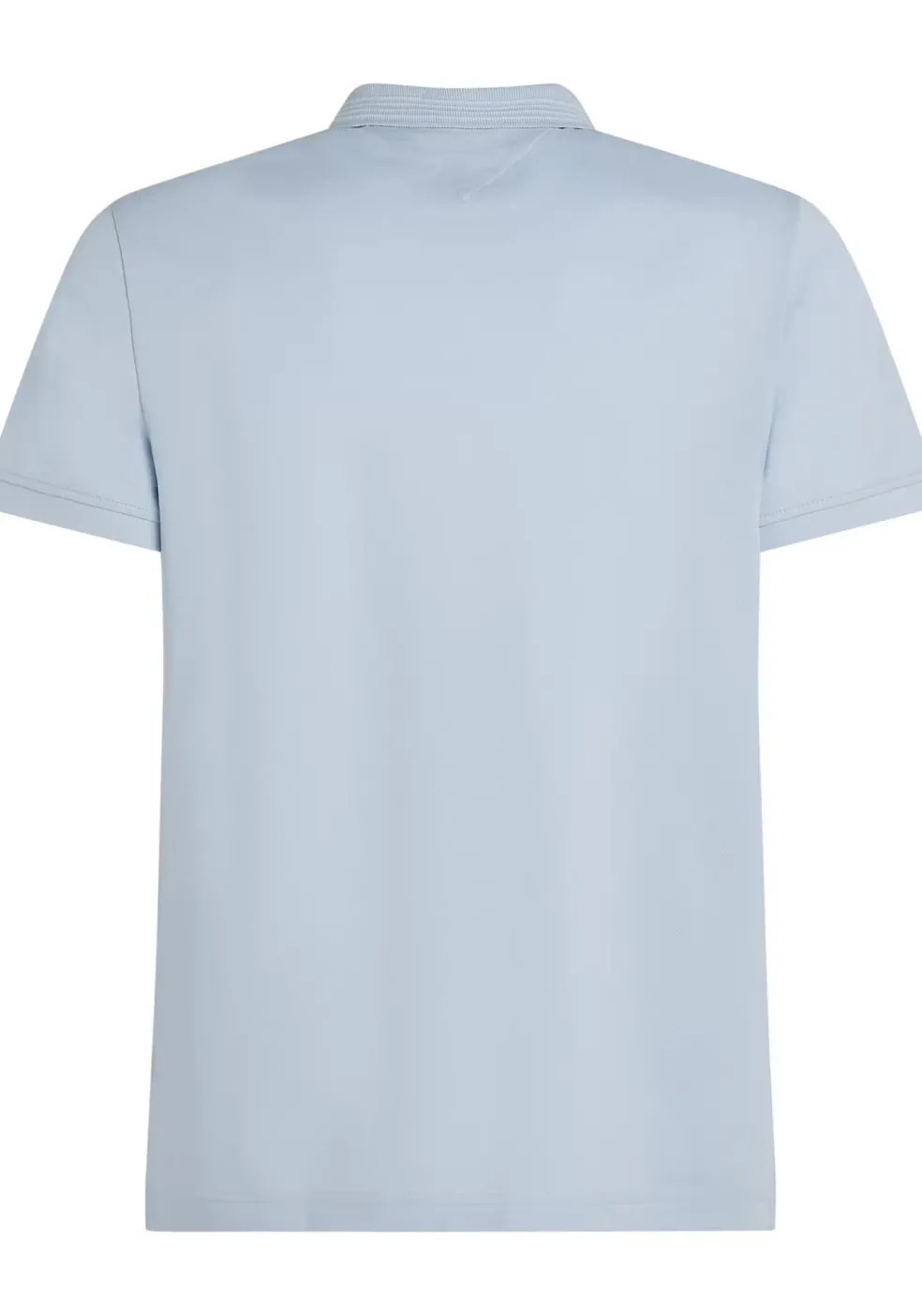 Tommy Hilfiger Pique Zip Regular Polo, heren poloshirt, blauw