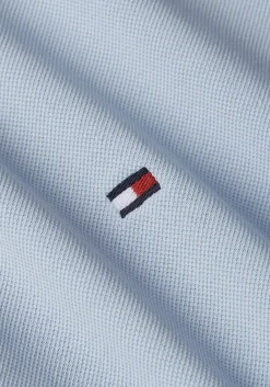 Tommy Hilfiger Pique Zip Regular Polo, heren poloshirt, blauw
