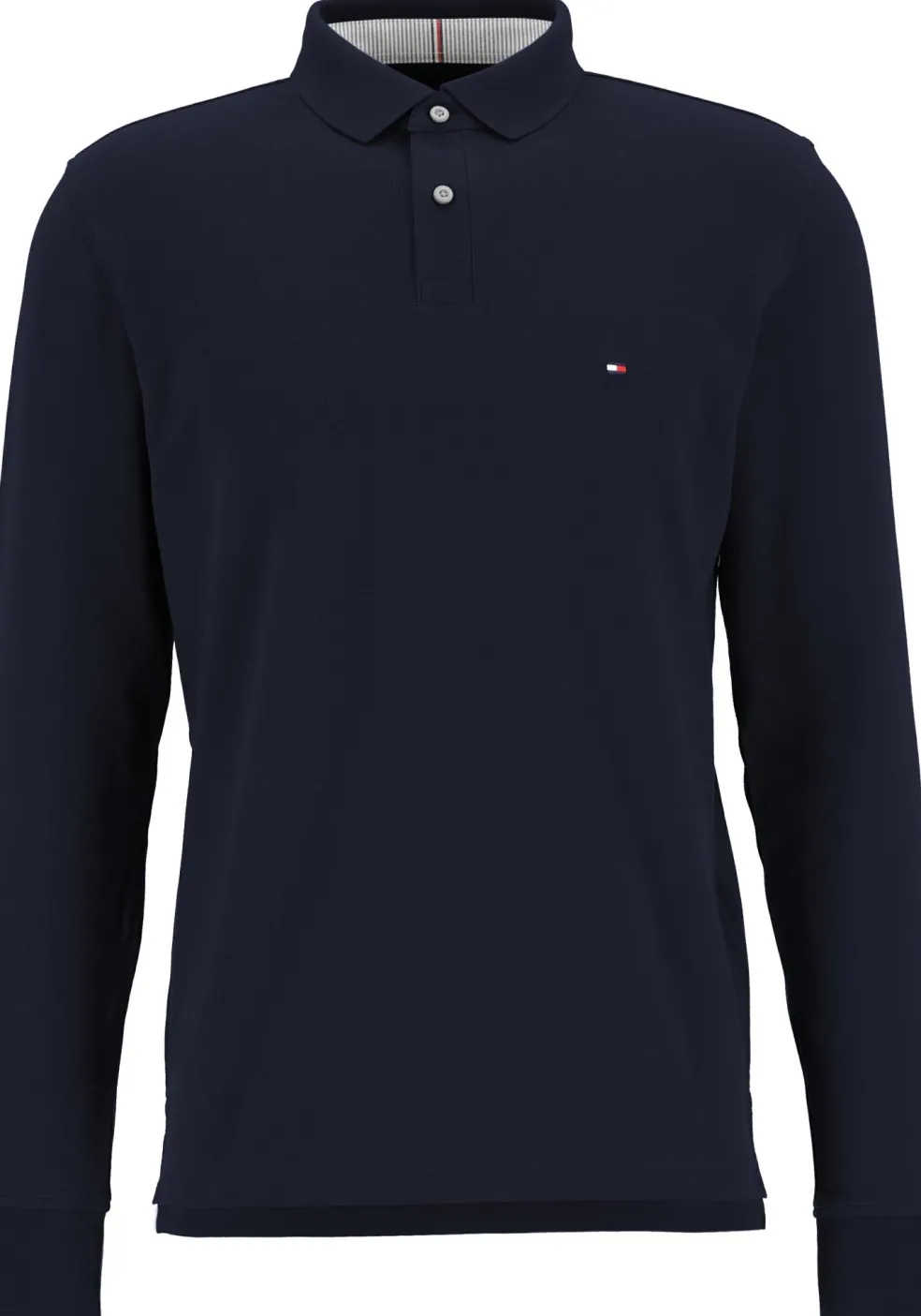 Tommy Hilfiger 1985 regular long sleeve polo, donkerblauw (Desert Sky)