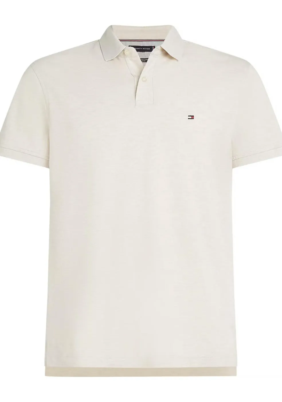 Tommy Hilfiger 1985 Regular Polo, heren poloshirt, offwhite