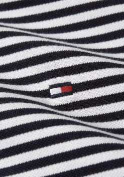 Tommy Hilfiger 1985 Regular Polo, heren poloshirt, blauw-wit gestreept