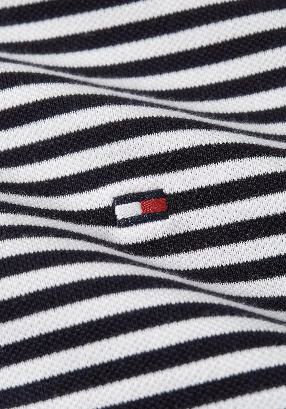 Tommy Hilfiger 1985 Regular Polo, heren poloshirt, blauw-wit gestreept