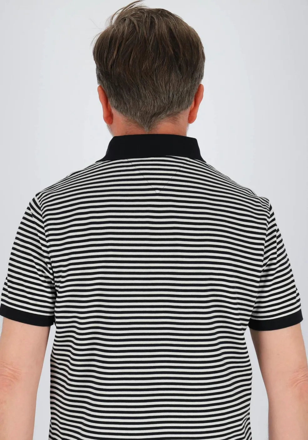 Tommy Hilfiger 1985 Regular Polo, heren poloshirt, blauw-wit gestreept