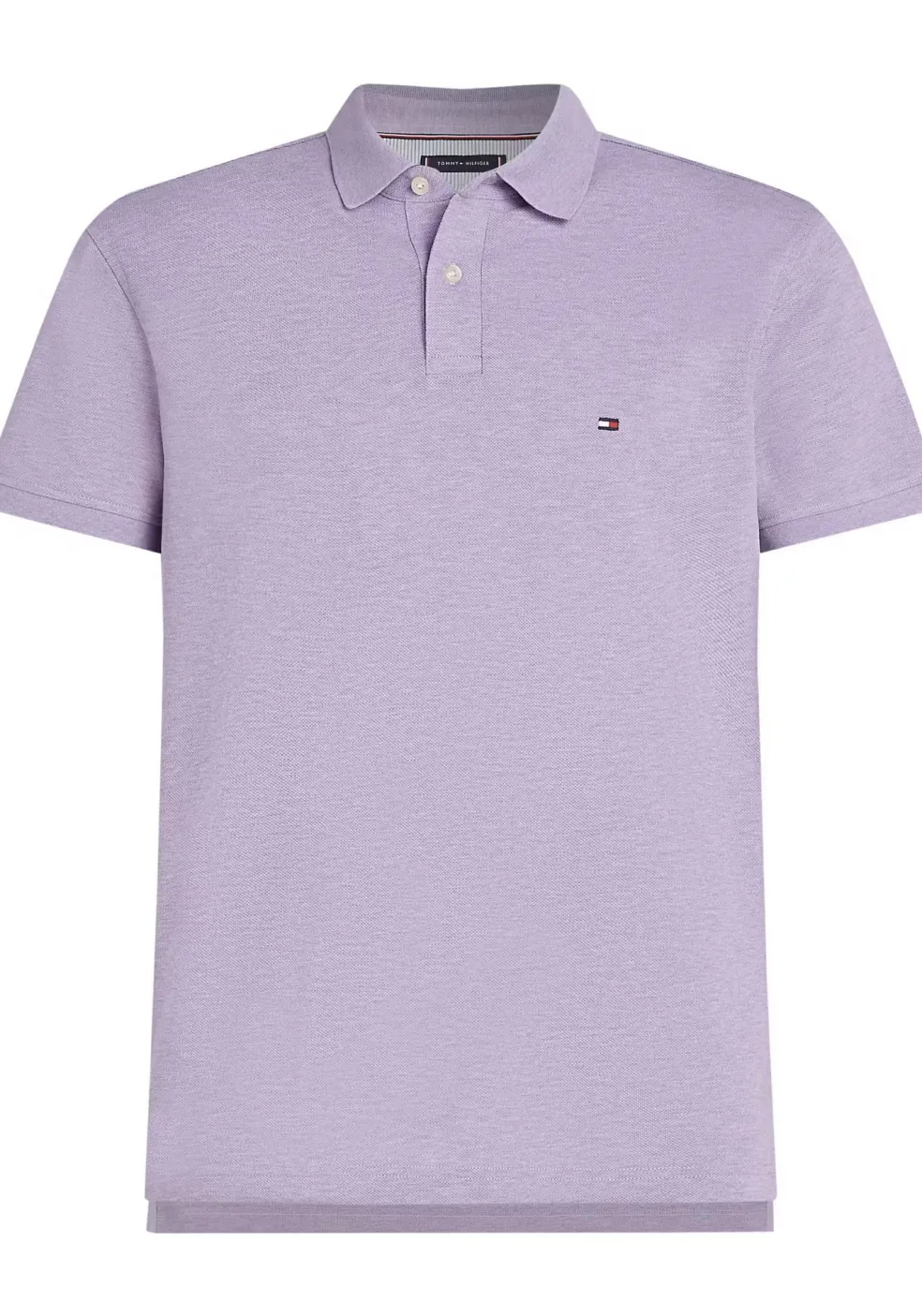 Tommy Hilfiger 1985 Regular Polo, heren poloshirt, lila melange
