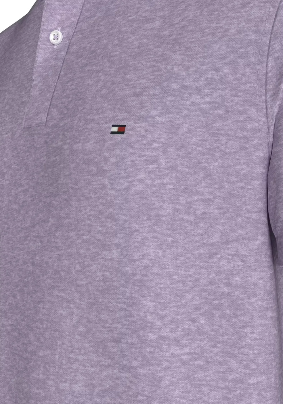 Tommy Hilfiger 1985 Regular Polo, heren poloshirt, lila melange