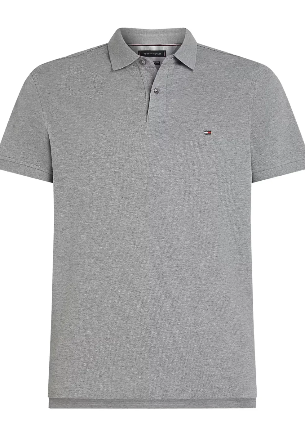 Tommy Hilfiger 1985 Regular Polo, heren poloshirt, middengrijs melange