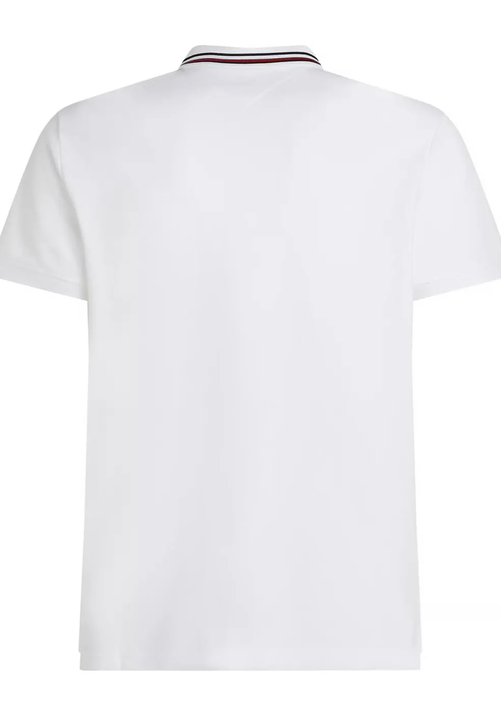 Tommy Hilfiger RWB Collar Regular Polo, heren poloshirt, wit