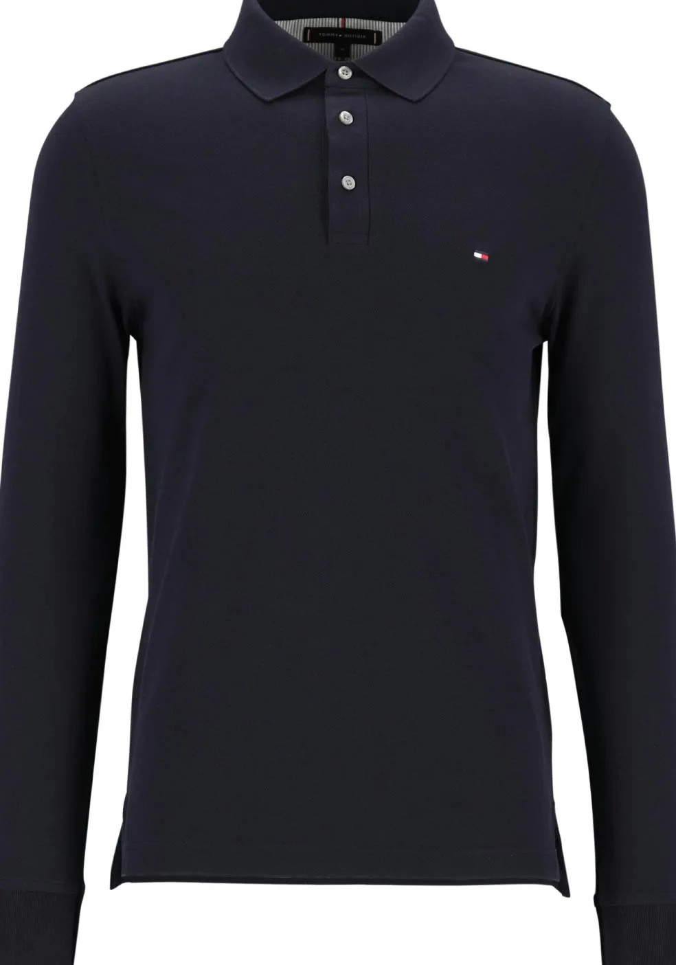 Tommy Hilfiger 1985 slim long sleeve polo, blauw (Desert Sky)
