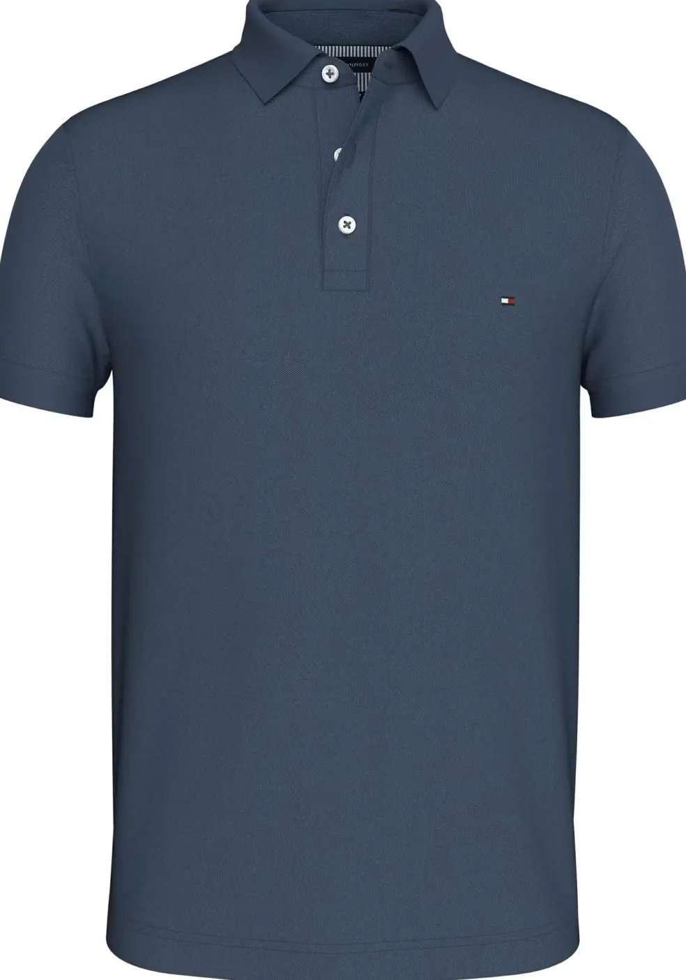 Tommy Hilfiger 1985 Slim Polo, heren poloshirt, blauw