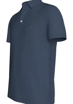 Tommy Hilfiger 1985 Slim Polo, heren poloshirt, blauw