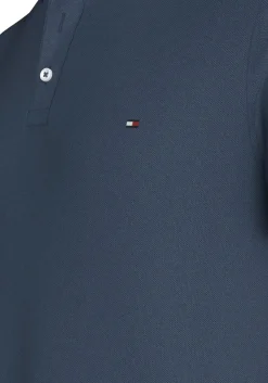 Tommy Hilfiger 1985 Slim Polo, heren poloshirt, blauw