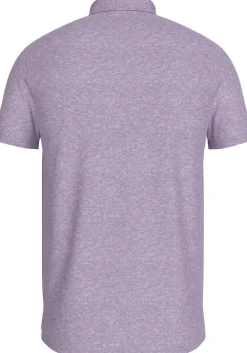 Tommy Hilfiger 1985 Slim Polo, heren poloshirt, lila melange