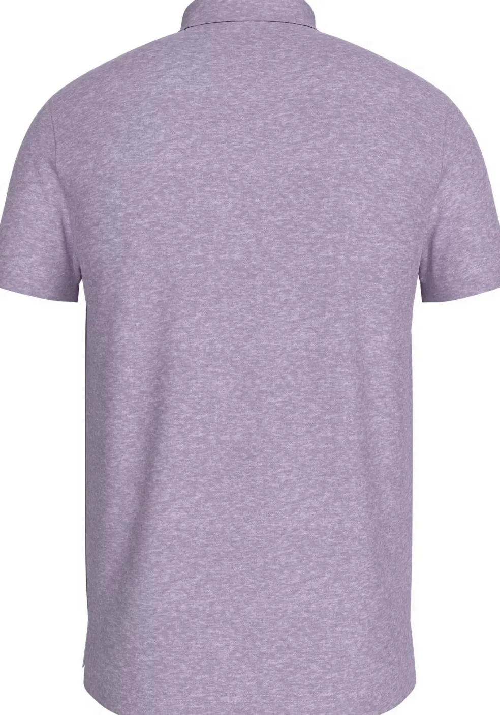 Tommy Hilfiger 1985 Slim Polo, heren poloshirt, lila melange