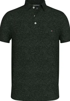Tommy Hilfiger 1985 Slim Polo, heren poloshirt, blauw melange