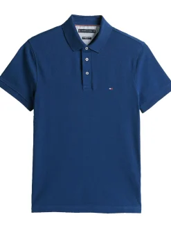 Tommy Hilfiger 1985 Slim Polo, heren poloshirt, donkerblauw