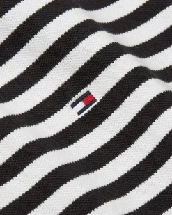 Tommy Hilfiger 1985 Slim Polo, heren poloshirt, blauw-wit gestreept