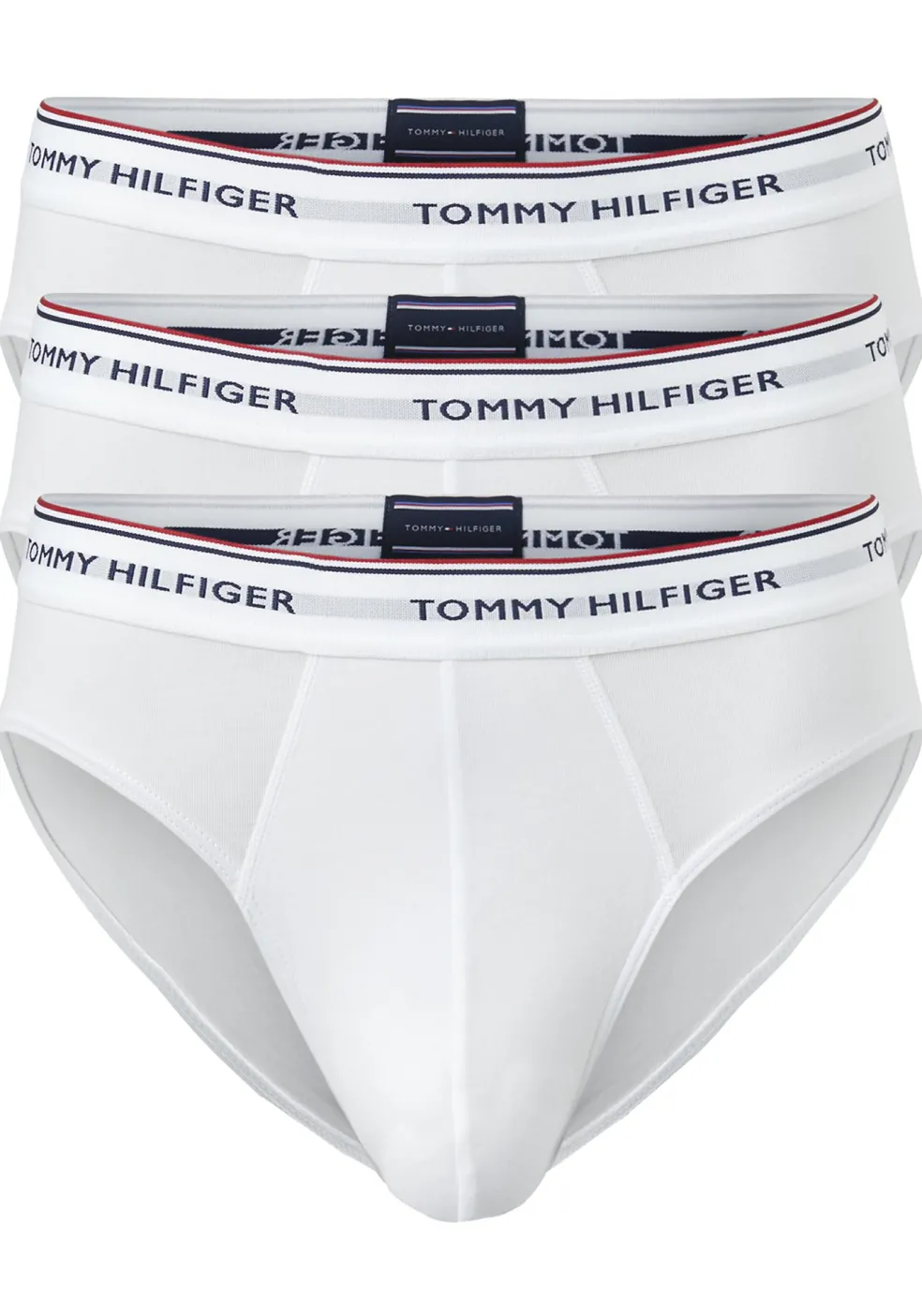 Tommy Hilfiger slips (3-pack), heren slips zonder gulp, wit