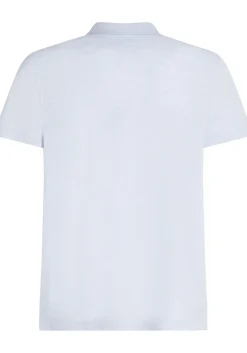 Tommy Hilfiger Slub Oxford Regular Polo, heren poloshirt, blauw