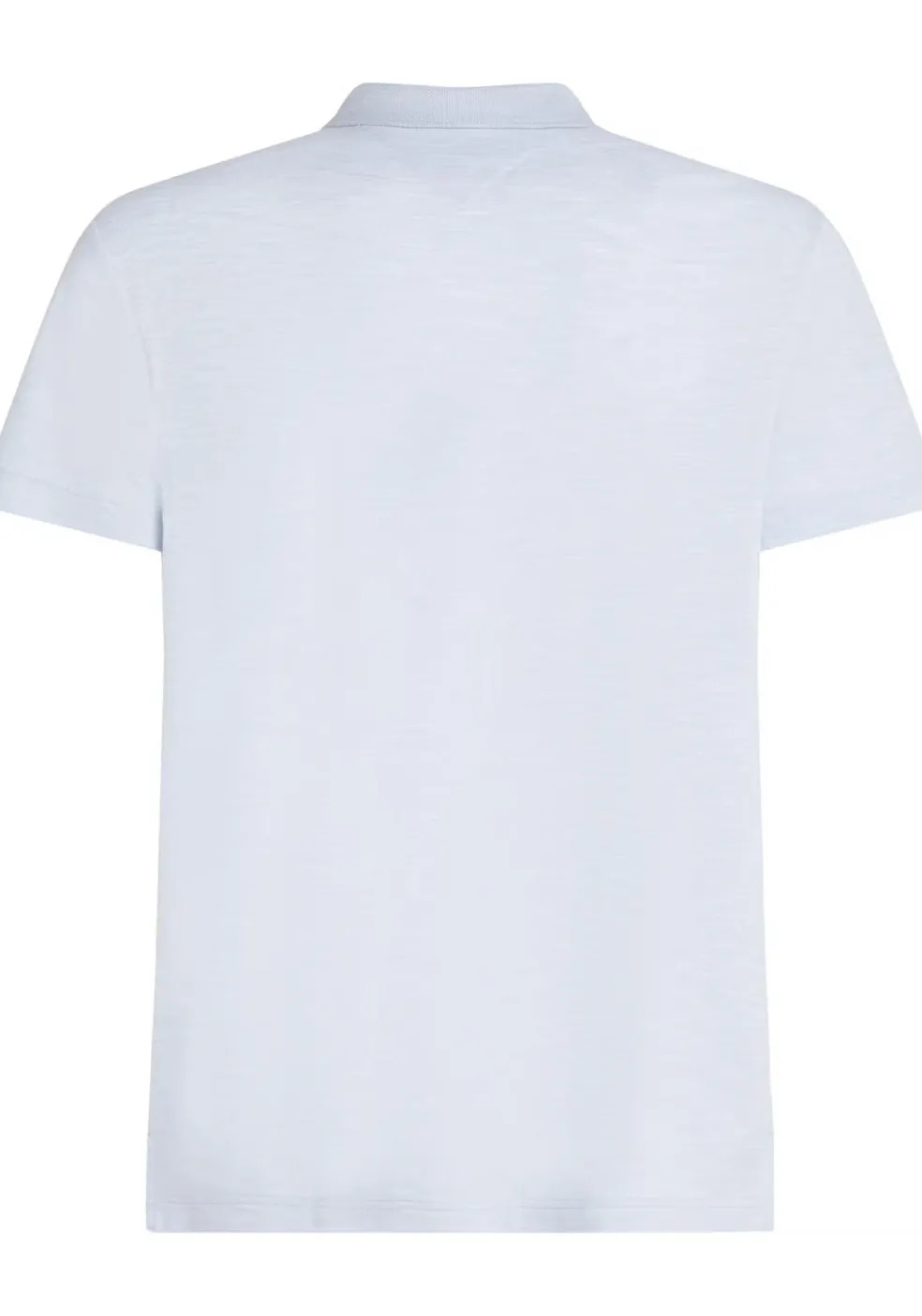 Tommy Hilfiger Slub Oxford Regular Polo, heren poloshirt, blauw